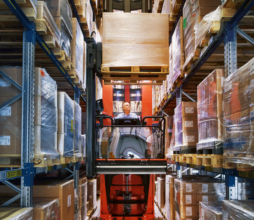 Forklift driver
