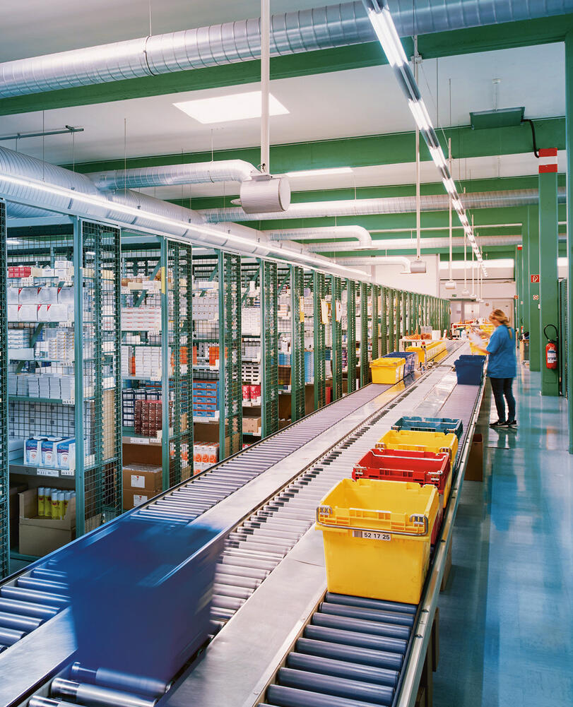 Assembly line work by specialists